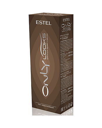Estel Professional Only Looks 602 - Краска для бровей и ресниц, коричневая - hairs-russia.ru